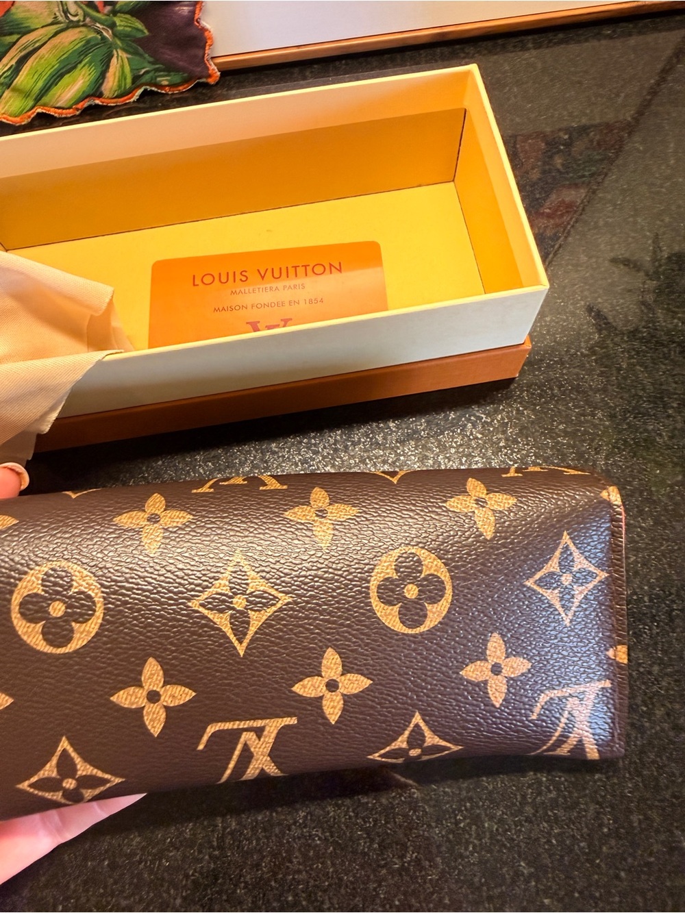 Inspired Monogram Glasses Case - Picture 4 of 6